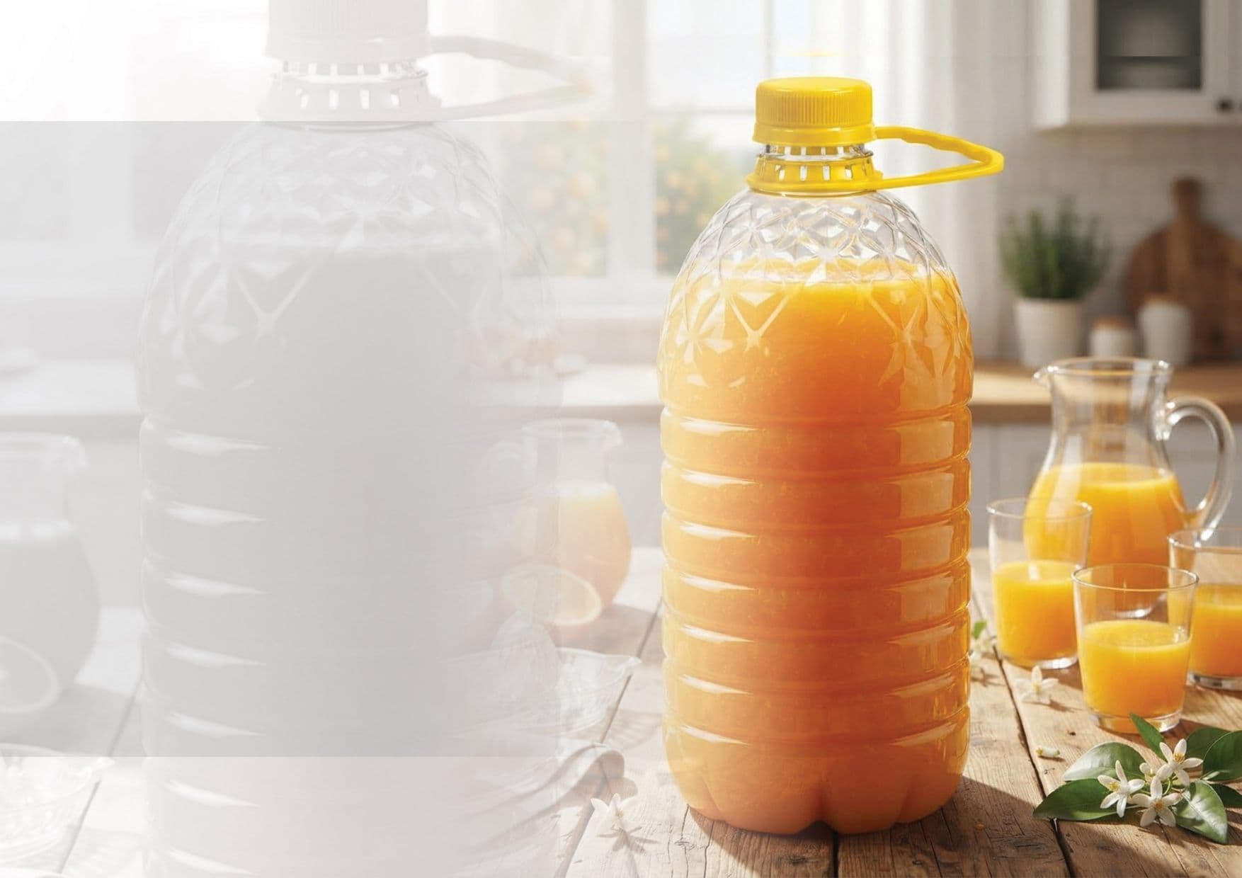 بطری گرد ساده — گالری محصول